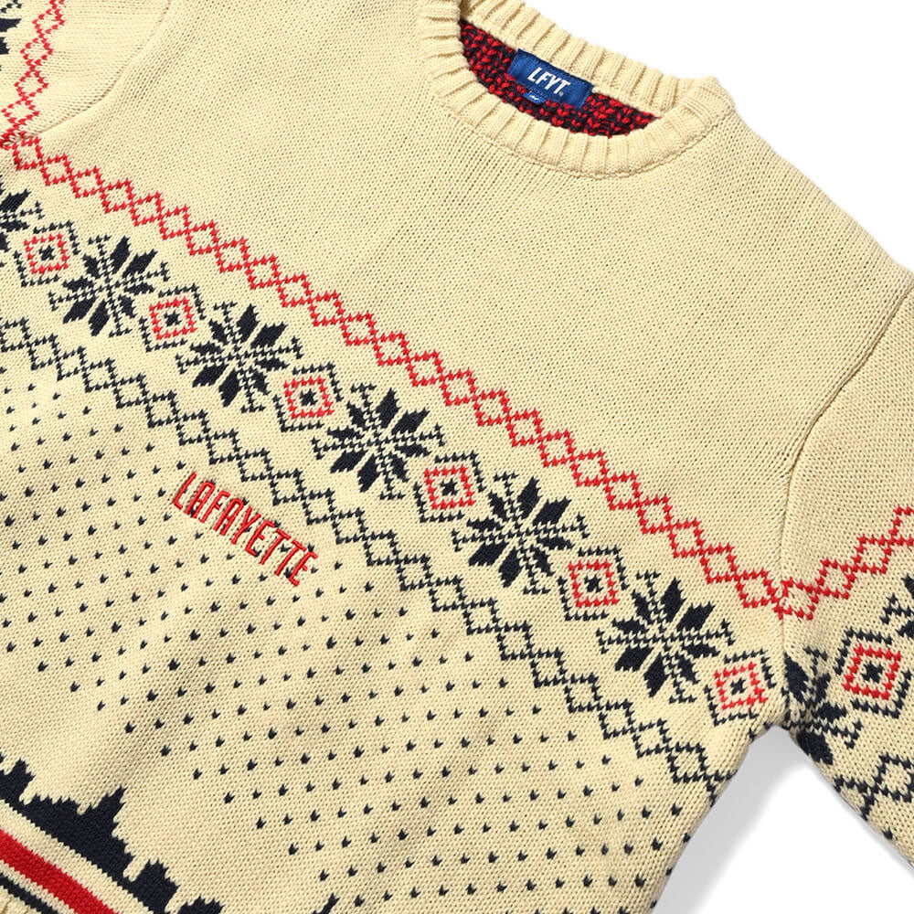City Scape Knit Sweater New York NTL シティー スケープ ノルディック ニット セーター