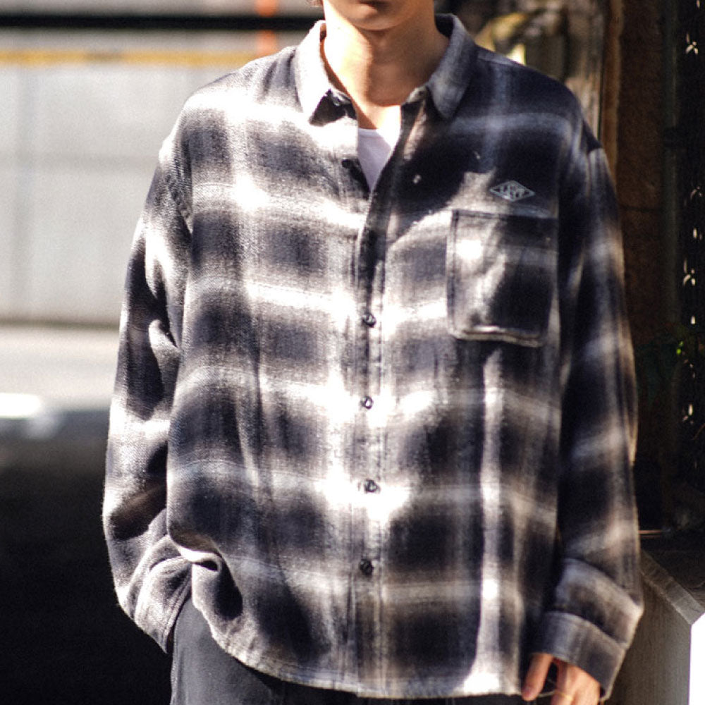 Classic Ombre Plaid L/S Shirts クラシック オンブレ チェック 長袖 シャツ