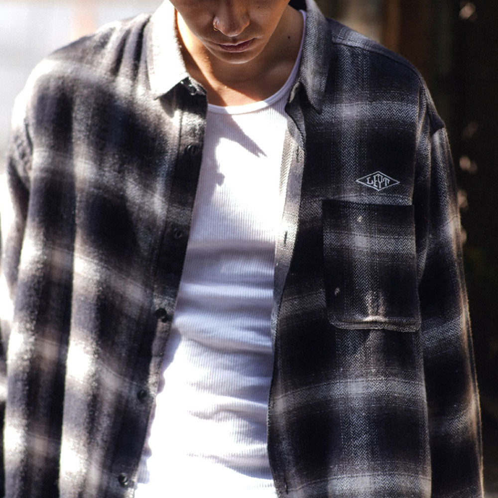 Classic Ombre Plaid L/S Shirts クラシック オンブレ チェック 長袖 シャツ