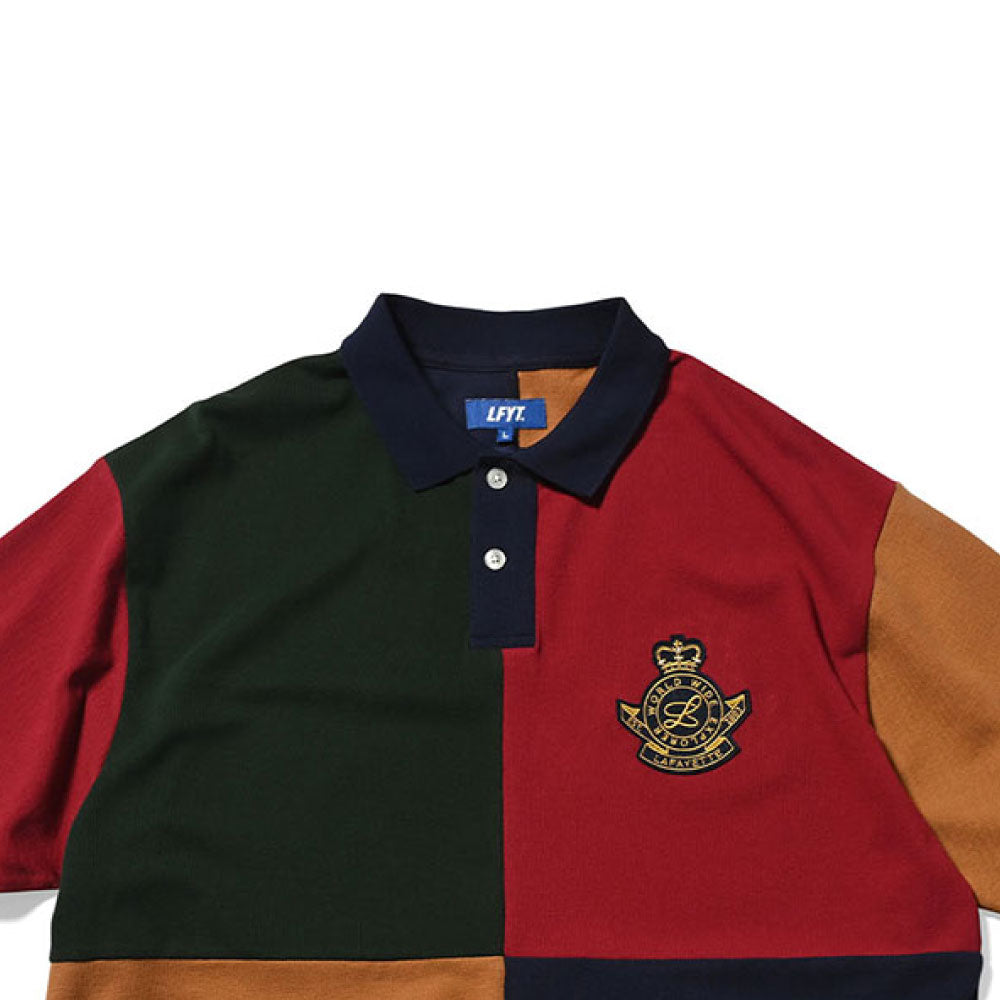 College Color S/S Big Polo Shirts Multi カレッジ 半袖 ビッグ ポロシャツ
