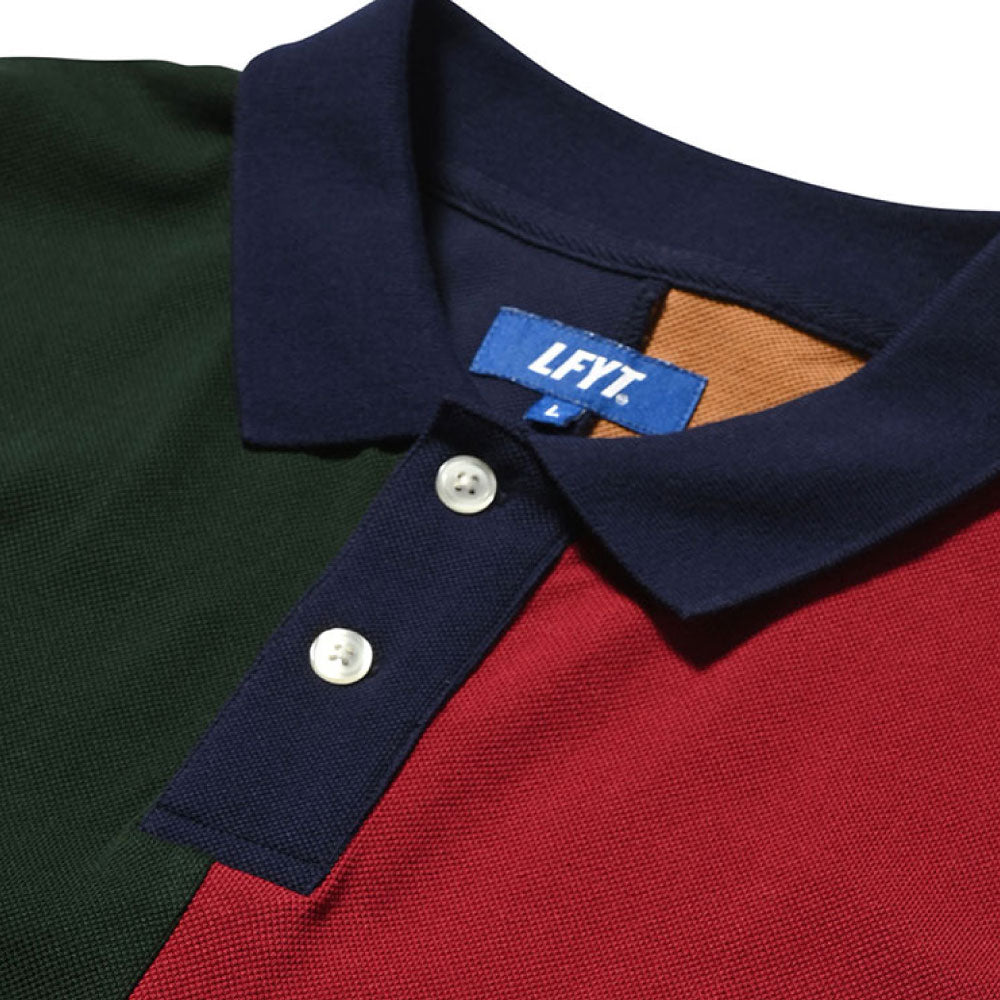 College Color S/S Big Polo Shirts Multi カレッジ 半袖 ビッグ ポロシャツ