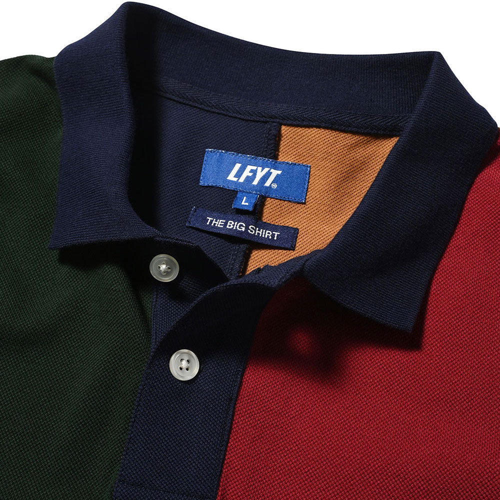 College Color S/S Big Polo Shirts Multi カレッジ 半袖 ビッグ ポロシャツ