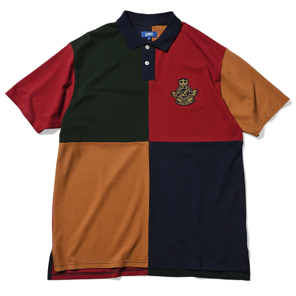 College Color S/S Big Polo Shirts Multi カレッジ 半袖 ビッグ ポロシャツ