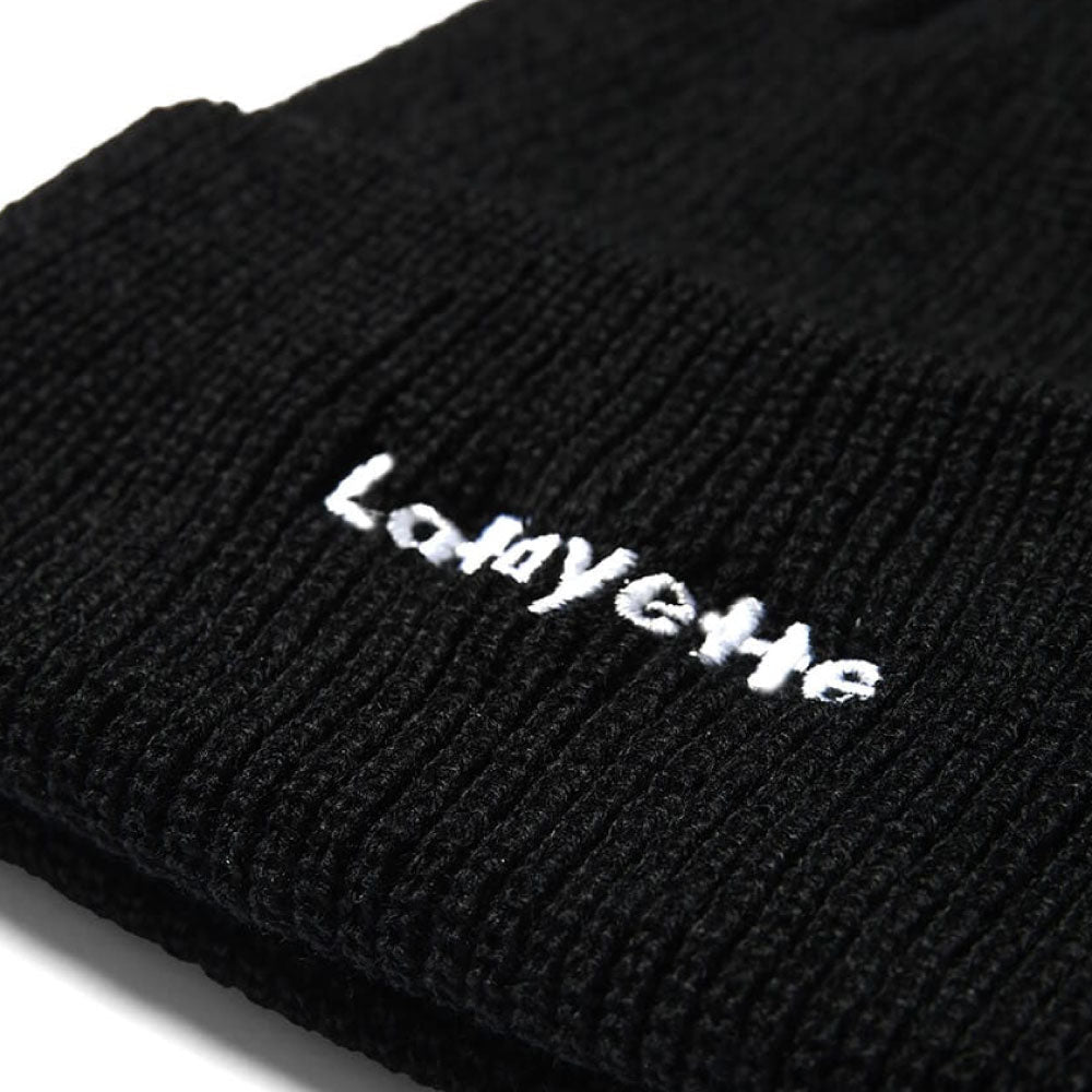 Logo Beanie ニット キャップ ビーニー 帽子
