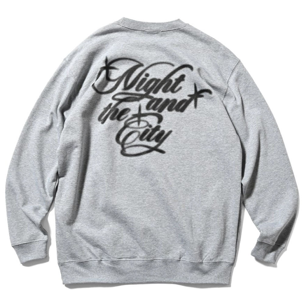 Night And The City Crewneck Sweat Shirts Ash ロゴ クルーネック スウェット