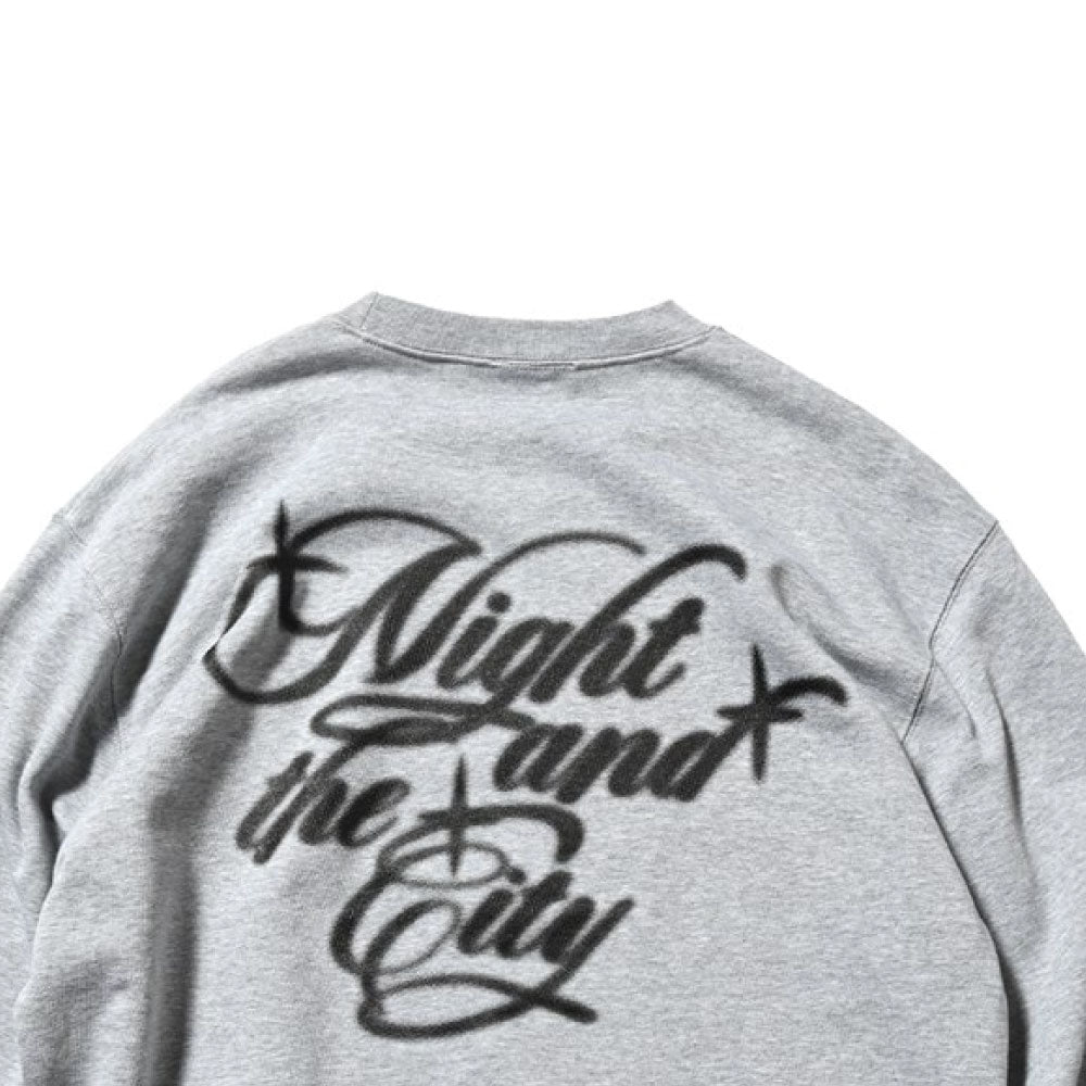 Night And The City Crewneck Sweat Shirts Ash ロゴ クルーネック スウェット