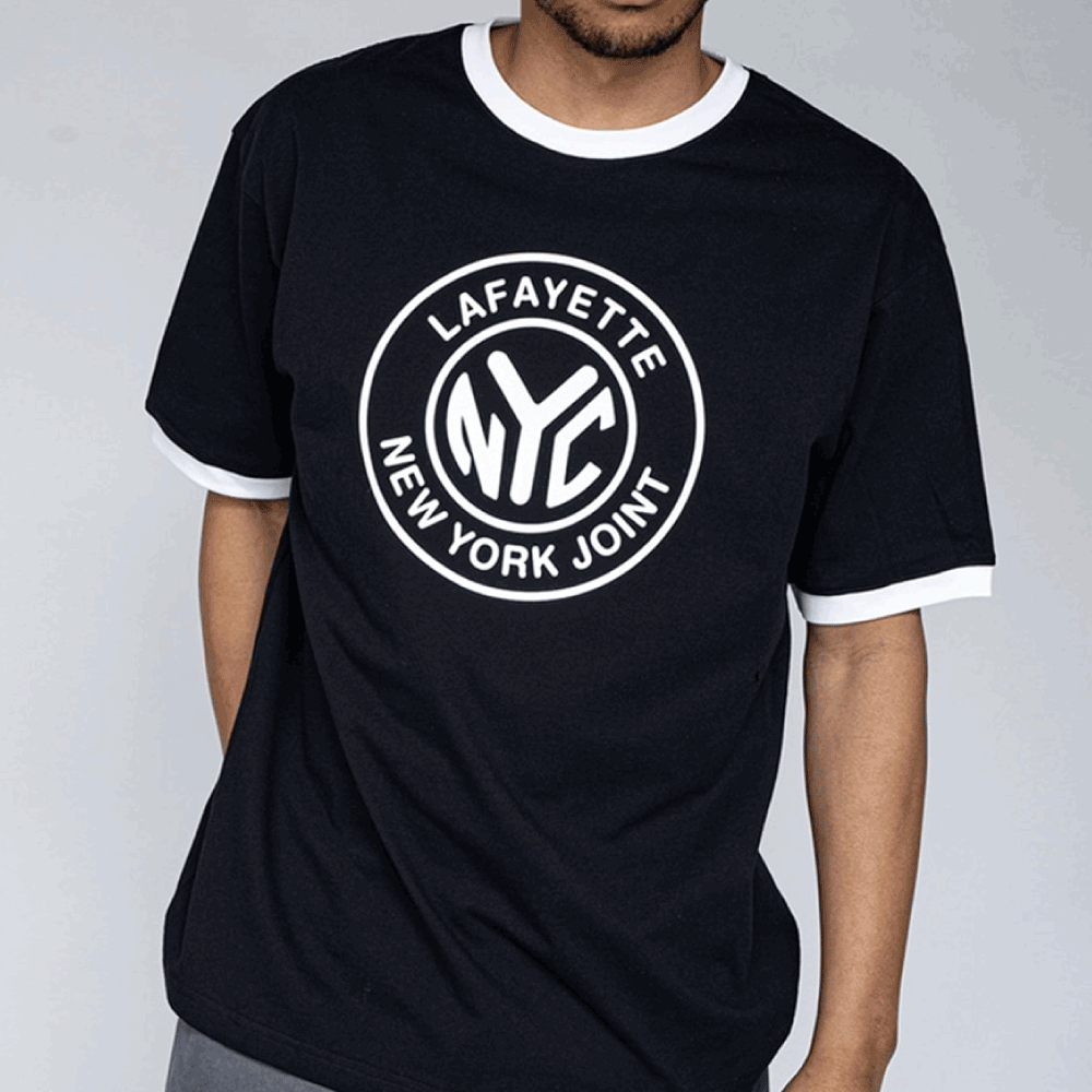 Token Logo Ringer S/S Tee White トークン ロゴ リンガー トリム 半袖 Tシャツ