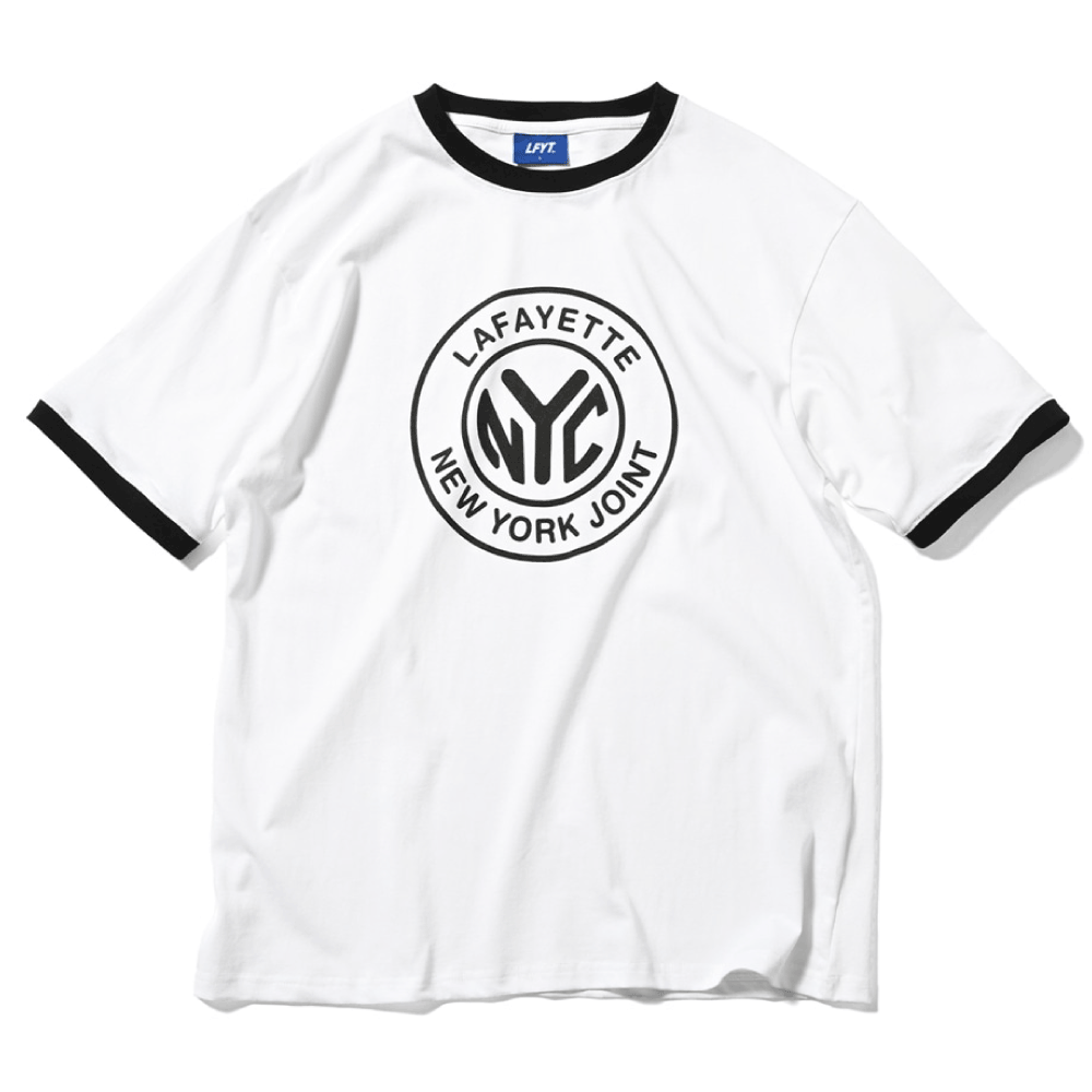 Token Logo Ringer S/S Tee White トークン ロゴ リンガー トリム 半袖 Tシャツ