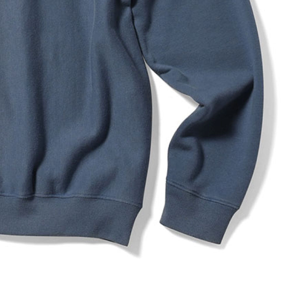 Worn Out Small Logo Crew Sweat Blue スモール ロゴ クルー ネック スウェット