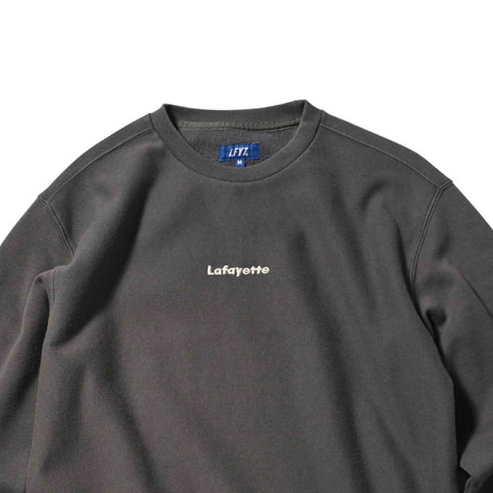 Worn Out Small Logo Crew Sweat Black スモール ロゴ クルー ネック スウェット