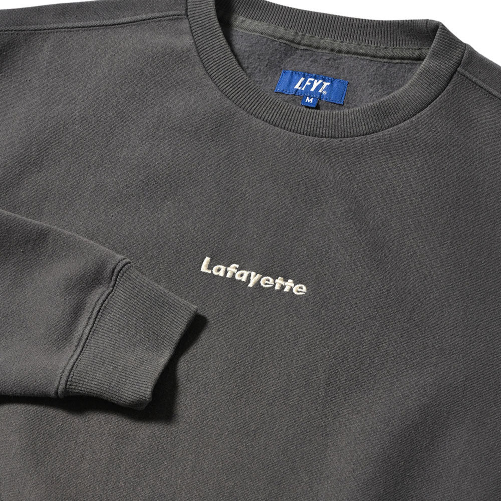 Worn Out Small Logo Crew Sweat Black スモール ロゴ クルー ネック スウェット