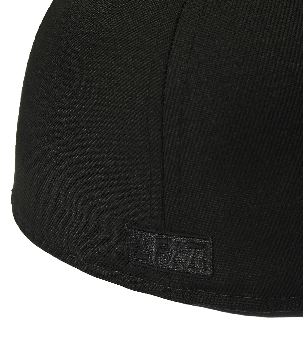 ×New Era LF Logo 59Fifty Crew LF LOGO Cap BLK ニューエラ ロゴ キャップ レザー 帽子