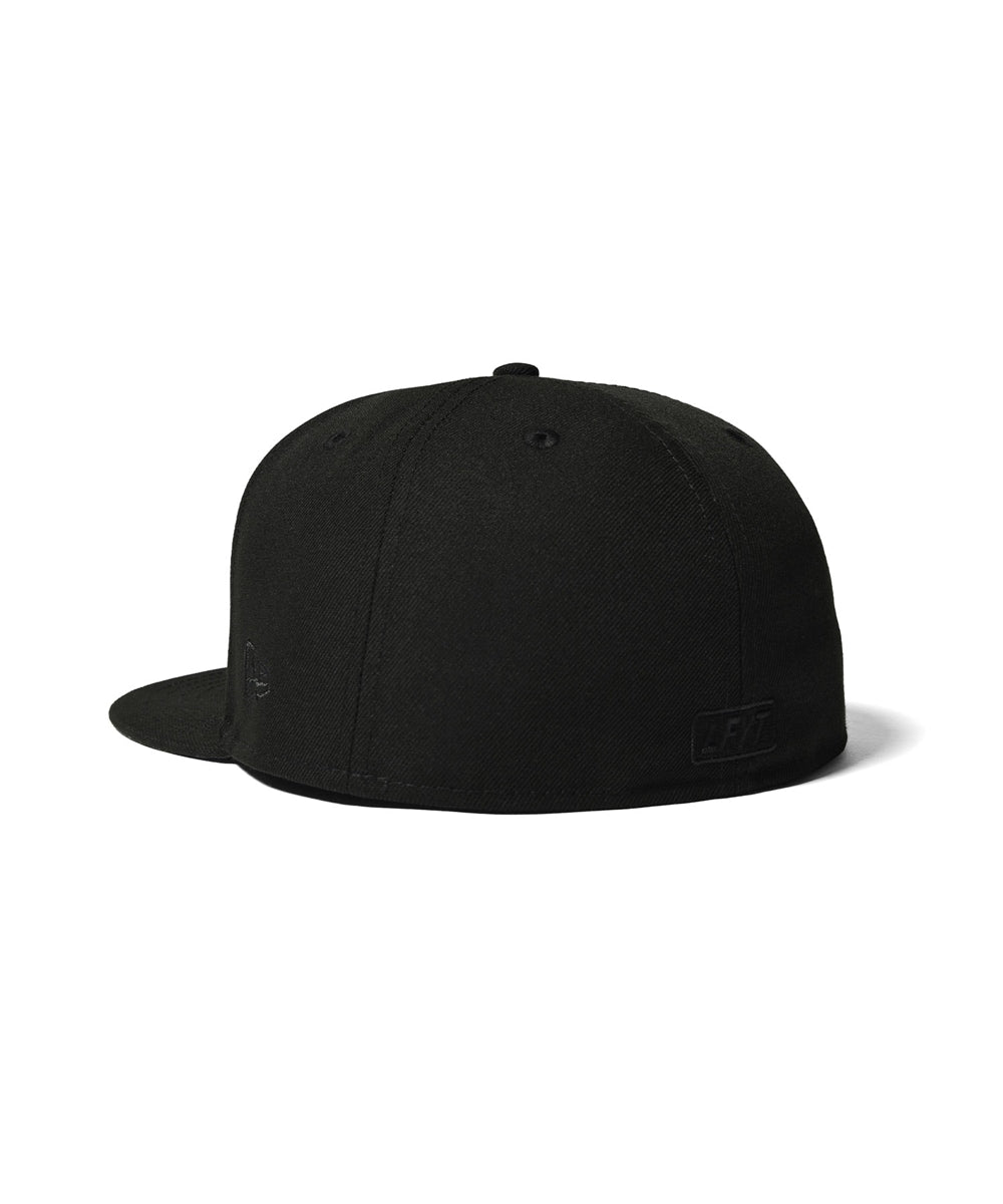 ×New Era LF Logo 59Fifty Crew LF LOGO Cap BLK ニューエラ ロゴ キャップ レザー 帽子