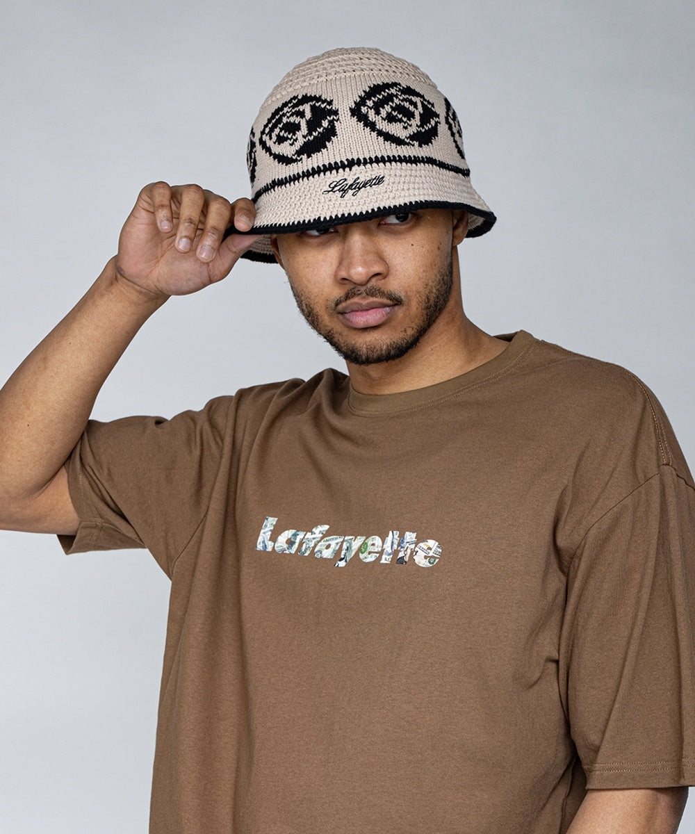 Rose Knit Bucket Hat ローズ ニット バケット ハット 帽子