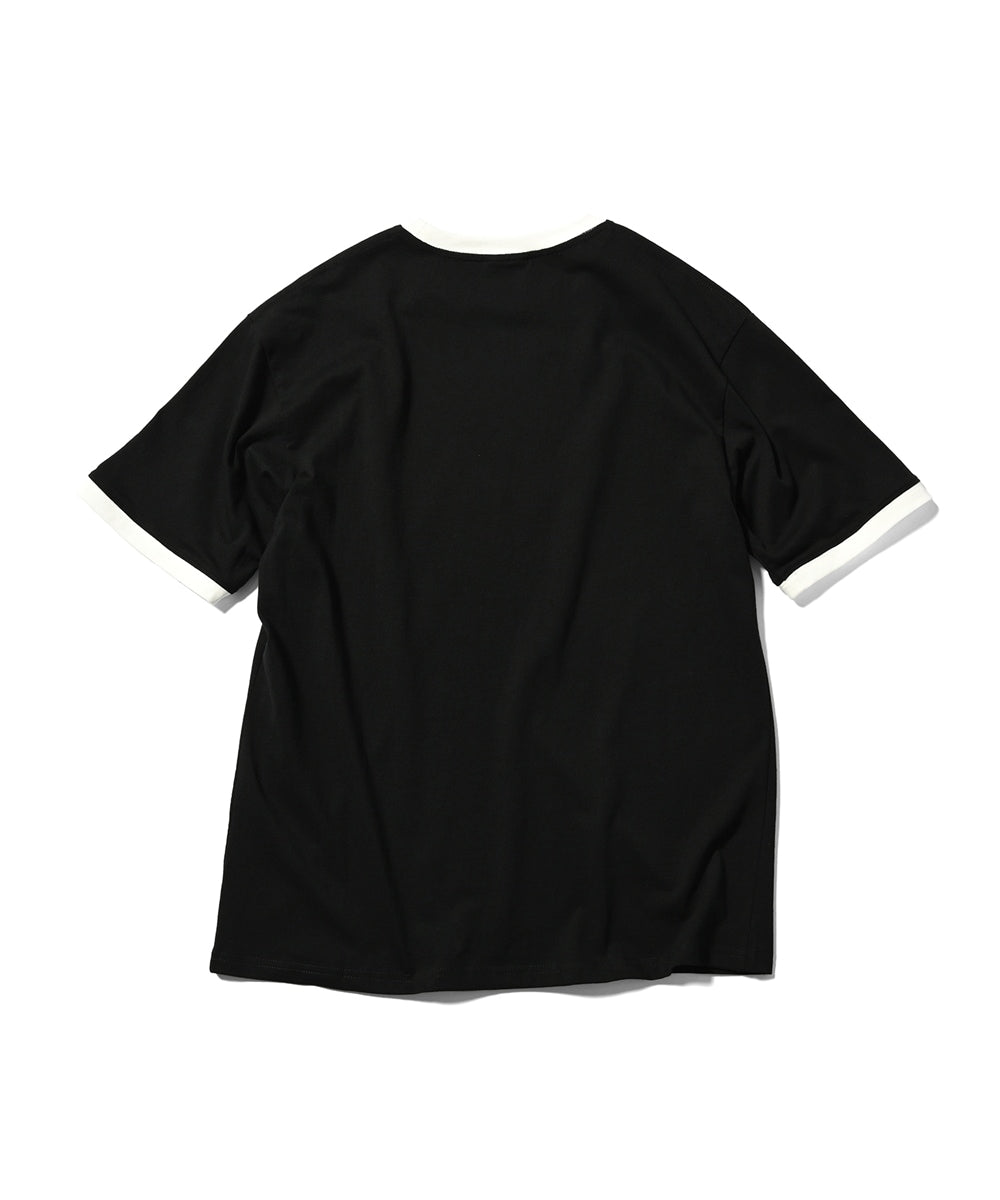 Token Logo Ringer S/S Tee White トークン ロゴ リンガー トリム 半袖 Tシャツ