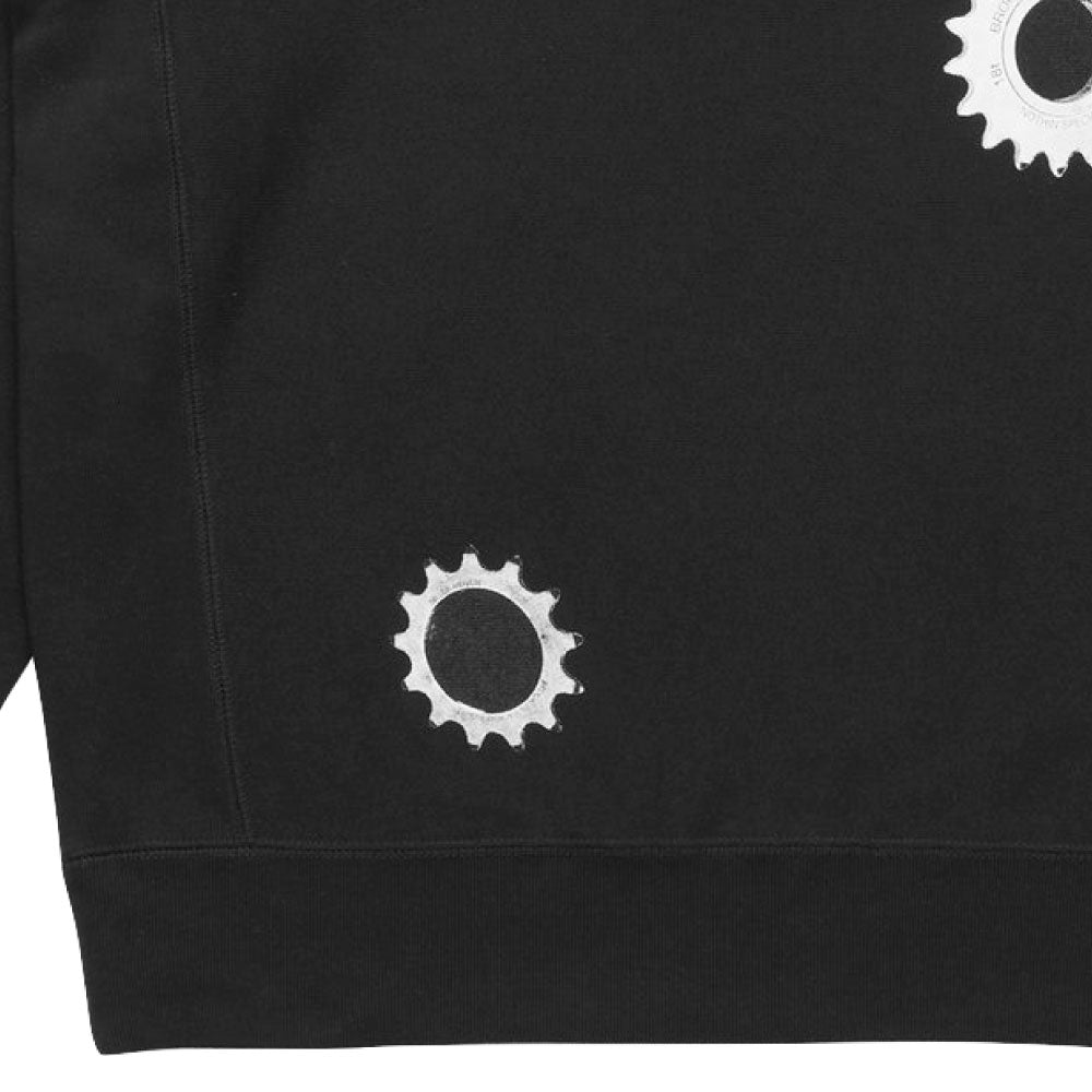 × BROOKLYN MACHINE WORKS Gangsta Crew Neck Sweatshirt BLK ブルックリンマシンワークス クルーネック スウェット