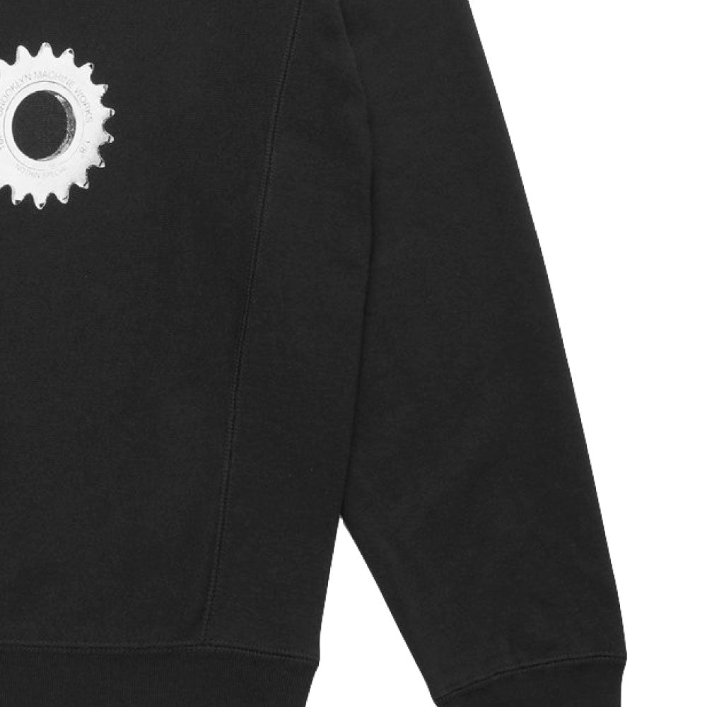 × BROOKLYN MACHINE WORKS Gangsta Crew Neck Sweatshirt BLK ブルックリンマシンワークス クルーネック スウェット