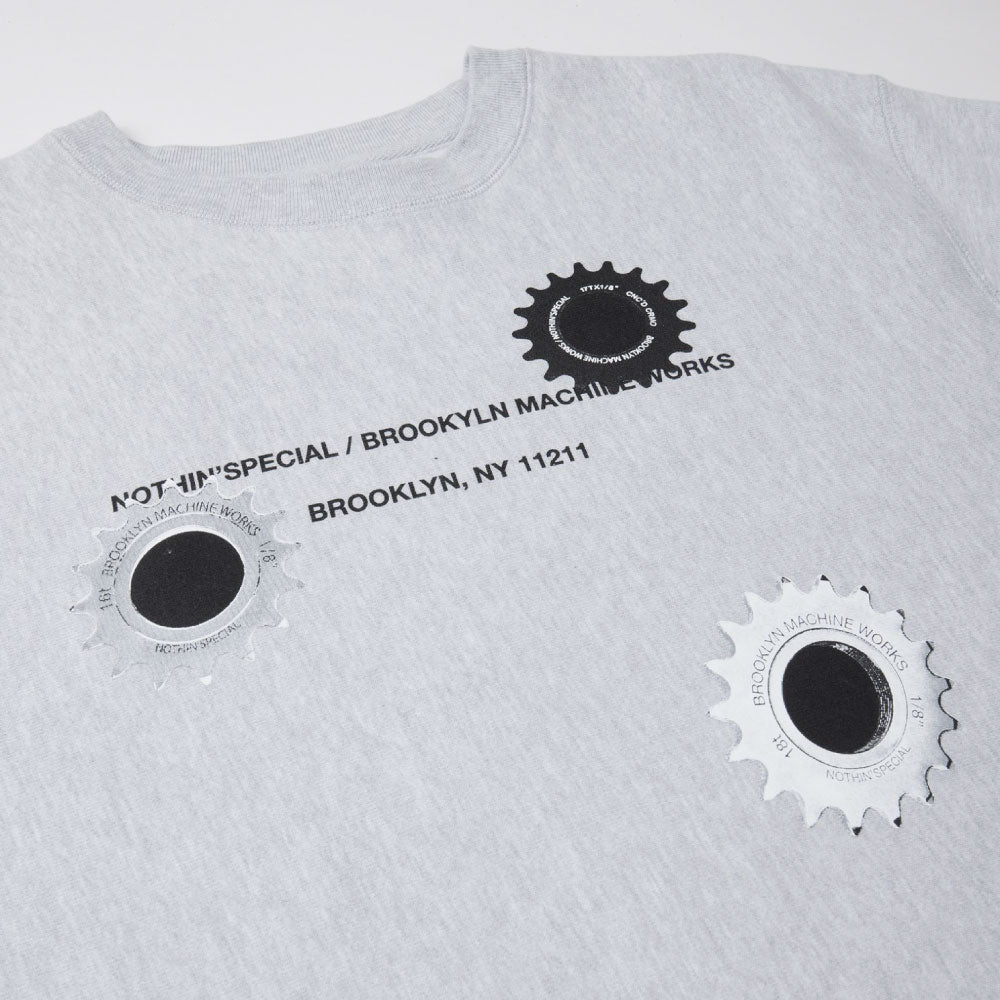 × BROOKLYN MACHINE WORKS Gangsta Crew Neck Sweatshirt ブルックリンマシンワークス クルーネック スウェット