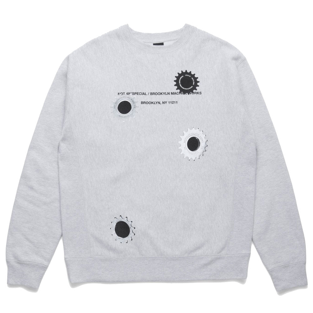 × BROOKLYN MACHINE WORKS Gangsta Crew Neck Sweatshirt ブルックリンマシンワークス クルーネック スウェット