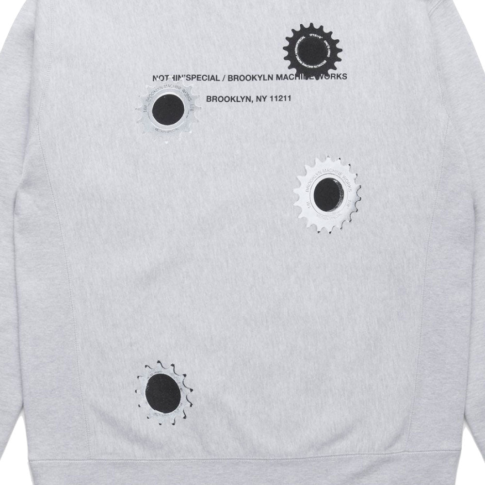 × BROOKLYN MACHINE WORKS Gangsta Crew Neck Sweatshirt ブルックリンマシンワークス クルーネック スウェット