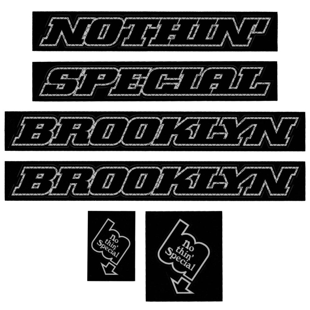 × BROOKLYN MACHINE WORKS Reflective Sticker Pack ブルックリンマシンワークス リフレクティヴ ステッカー パック