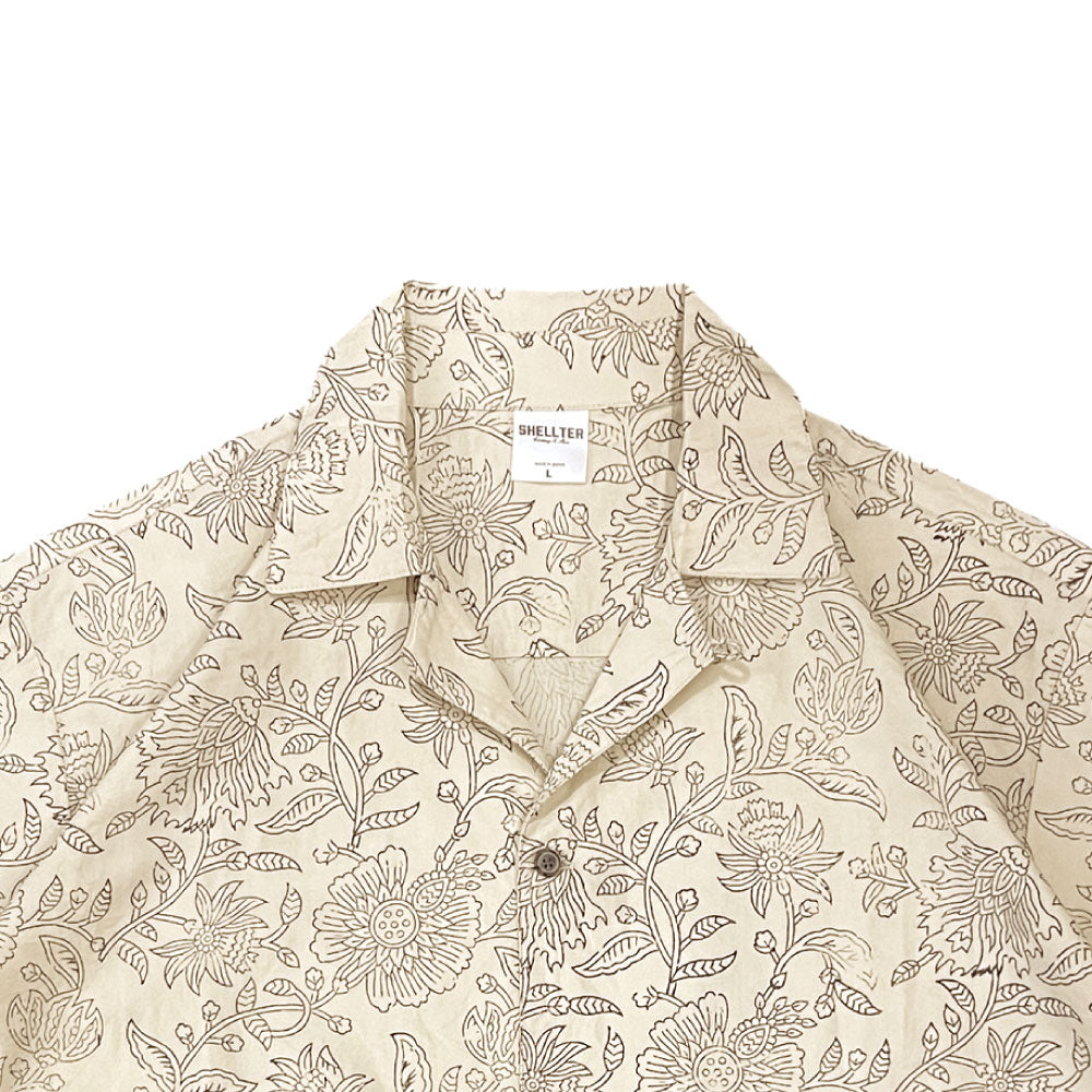 Block Allover S/S Shirts フラワー 半袖 シャツ