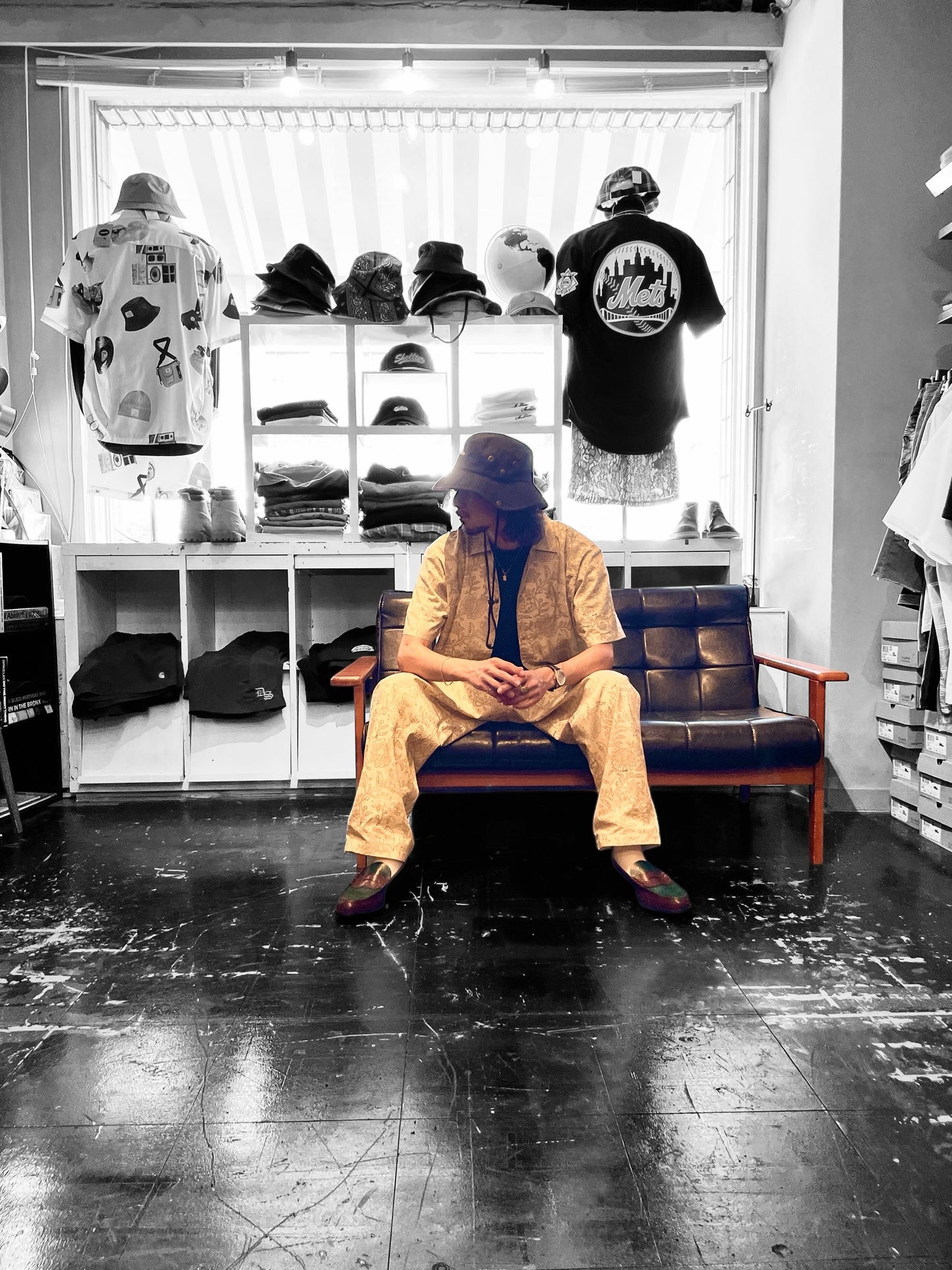 Block Allover S/S Shirts フラワー 半袖 シャツ