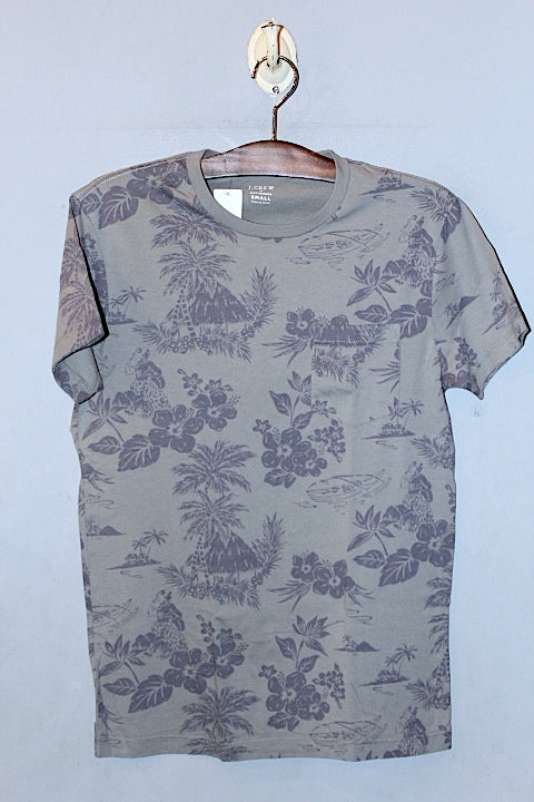 J.Crew(ジェイクルー) S/S Slim Washed Pocket Aloha T-Shirt Tee Gray