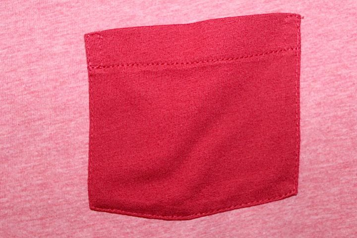 J.Crew(ジェイクルー) S/S Slim Washed 2Tone Pocket T-Shirt Tee Pink Red