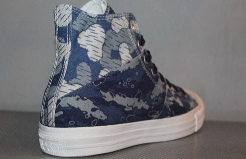 Converse(コンバース) Tri Panel Camo Chuck Taylor All Star Hi Camo Blue Navy