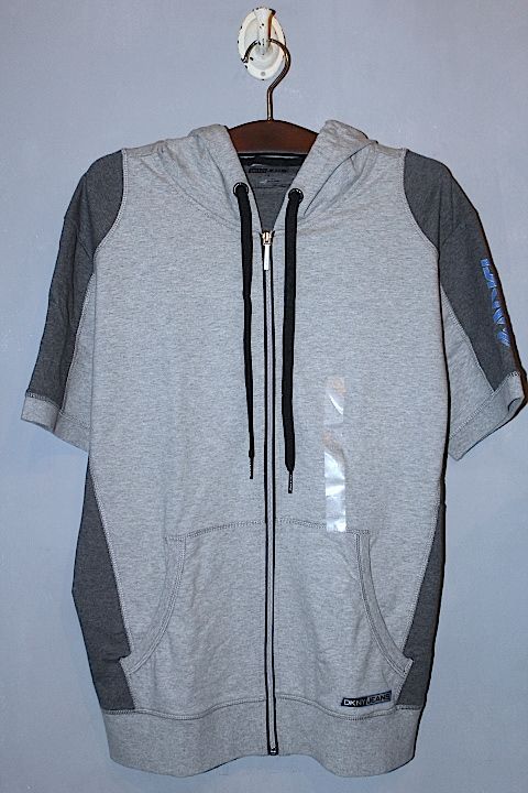 DKNY(ダナキャランニューヨーク) LT WT F Terry S/S Sweat Zip Hoody Tech Sport