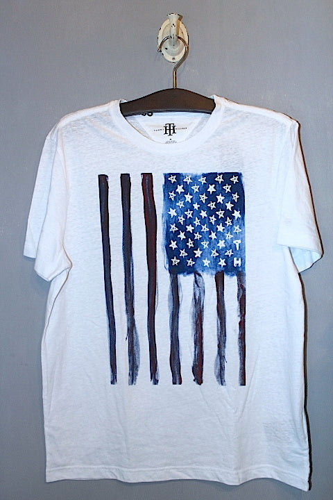 Tommy Hilfiger(トミーヒルフィガー) US Flag Tee White