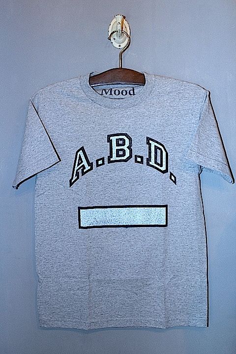 Mood NYC (ムード エヌワイシー)S/S A.B.D. Tee T-Shirts Heather Grey Reflector Reflect