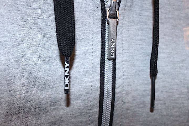 DKNY(ダナキャランニューヨーク) LT WT F Terry S/S Sweat Zip Hoody Tech Sport