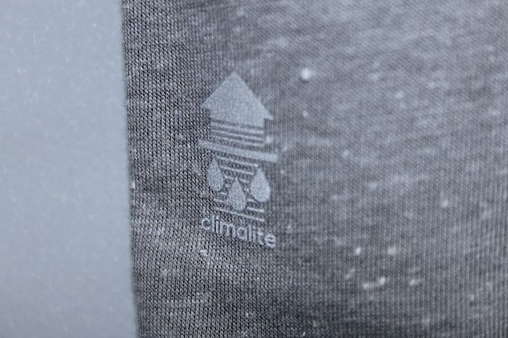 Adidas(アディダス) Mesh Pocket Tee Climalite Gray/Orange