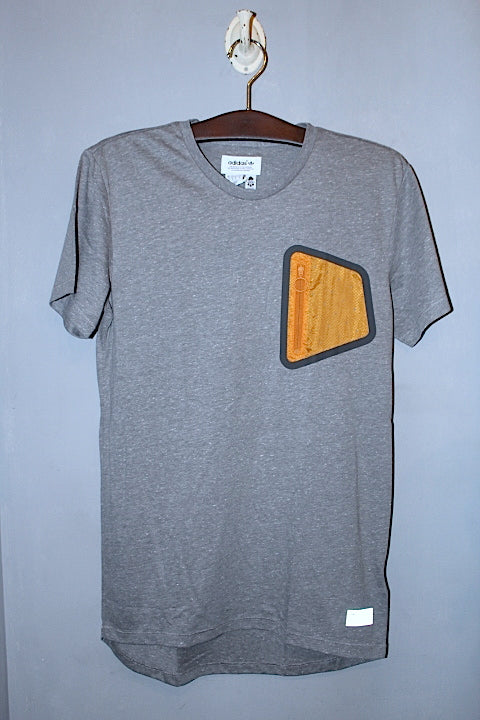 Adidas(アディダス) Mesh Pocket Tee Climalite Gray/Orange