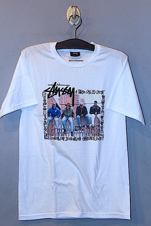 Stussy(ステューシー) A Tribe Called Quest Brick Wall Tee White