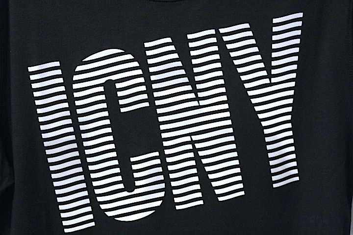 ICNY(アイスコールドニューヨーク) Wave Logo 3M Reflective T-Shirt Black