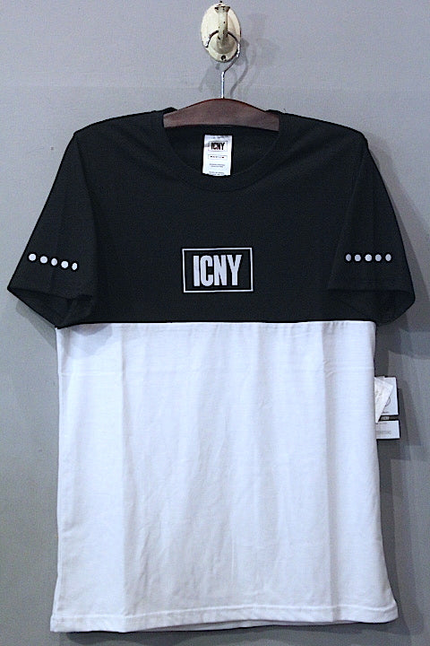 ICNY(アイスコールドニューヨーク) Panel 3M Reflective T-Shirt White/Black