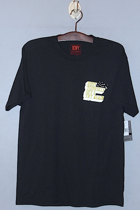 ICNY(アイスコールドニューヨーク) Dust Yourself Basic T-Shirt Black