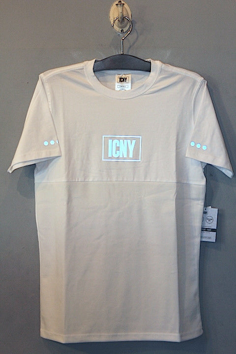 ICNY(アイスコールドニューヨーク) Panel 3M Reflective Tee White