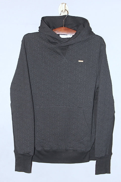 Reason(リーズン)NYC Box Quilt Pullover Hood Black