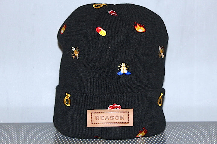 Reason(リーズン)NYC Reason Clothing Emoji LifeStyle Knit Cap