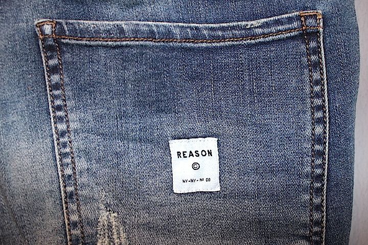 Reason(リーズン)NYC Reason Clothing Repair Washed Denim Indigo