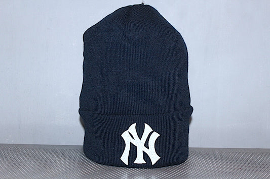 Basic Cuff Knit Cap Team Logo NewYork Yankees Navy