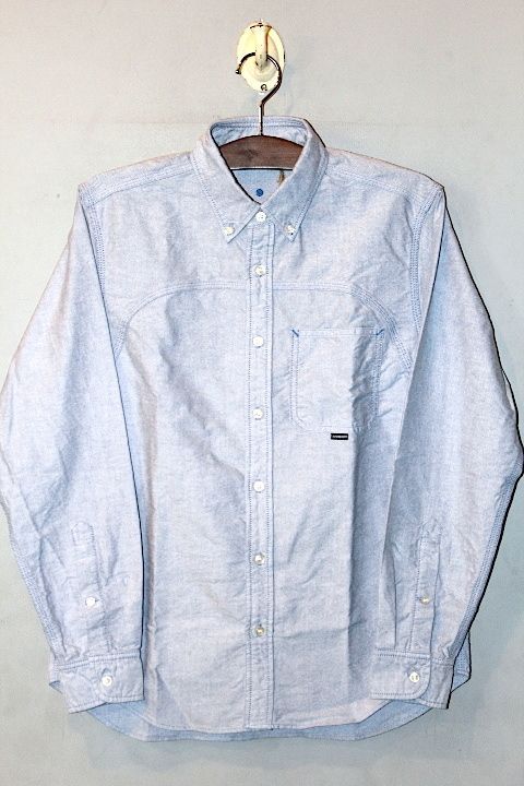 Round Yoke L/S Oxford Shirt White Sax