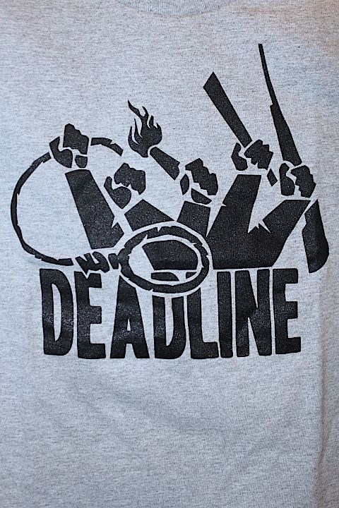 Deadline(デッドライン)Lynch Mob Logo S/S Tee Heather Grey