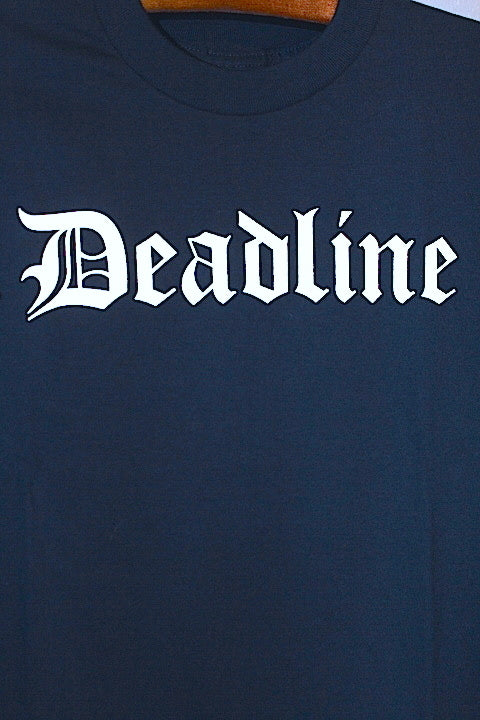 Deadline(デッドライン)Old English Logo S/S Tee Navy