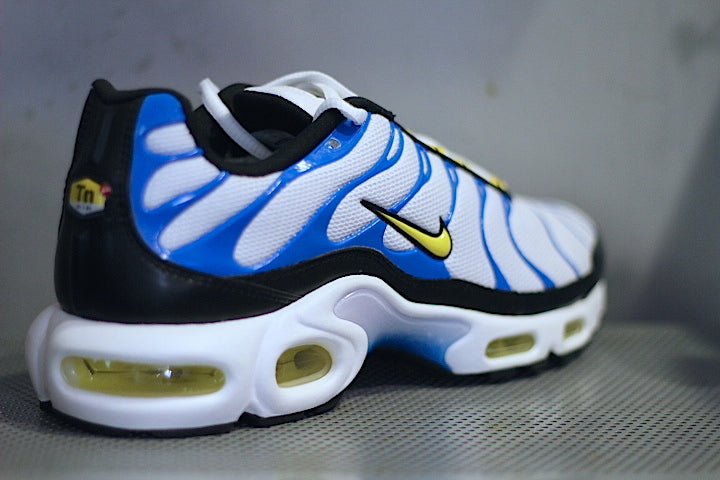 Nike(ナイキ) Air Max Plus White Tour Yellow Photo Blue Black