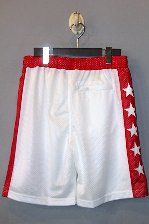 Champion(チャンピオン) USA All Star Basket Shorts White Red ショーツ